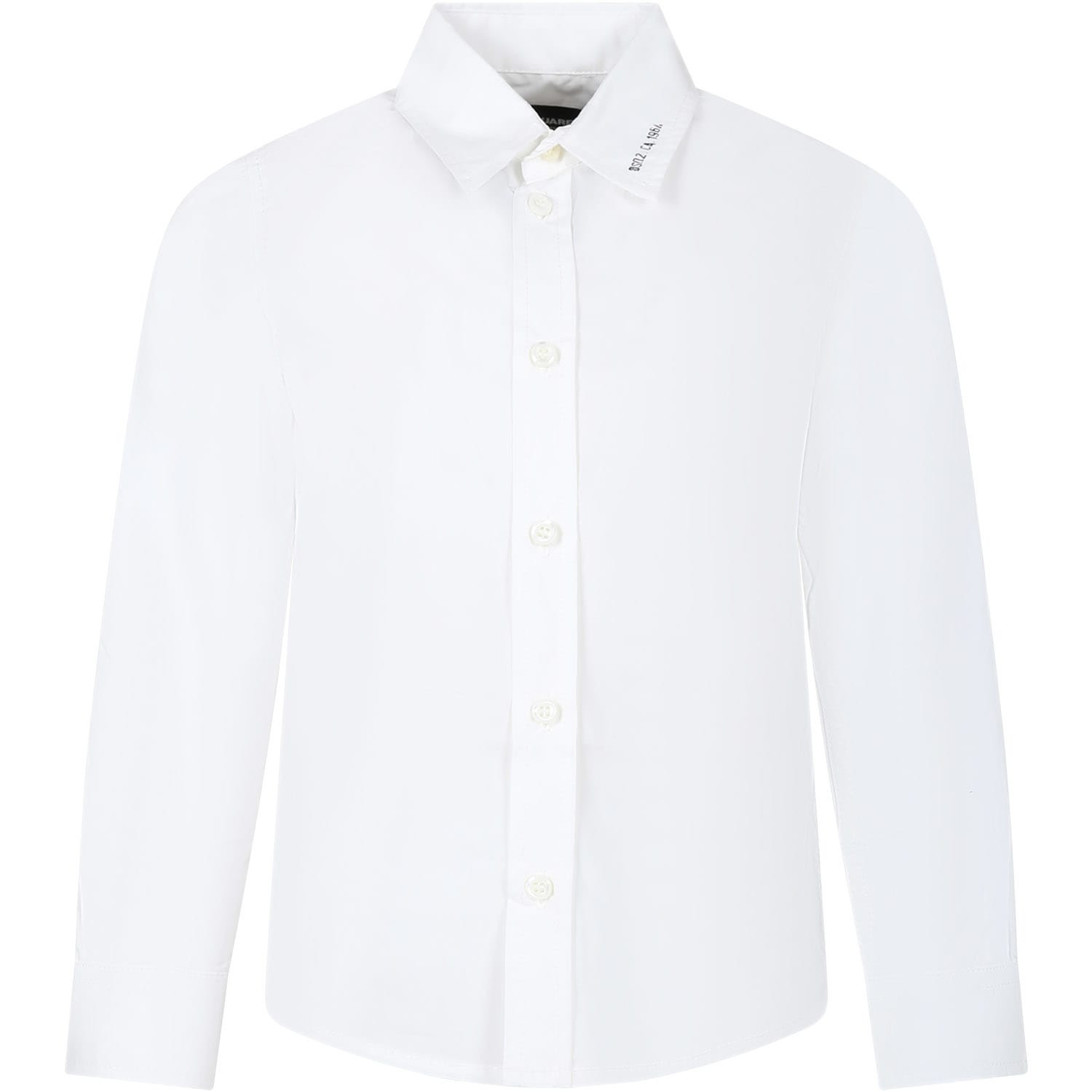 Dsquared2 White Shirt For Boy | Italist.com US