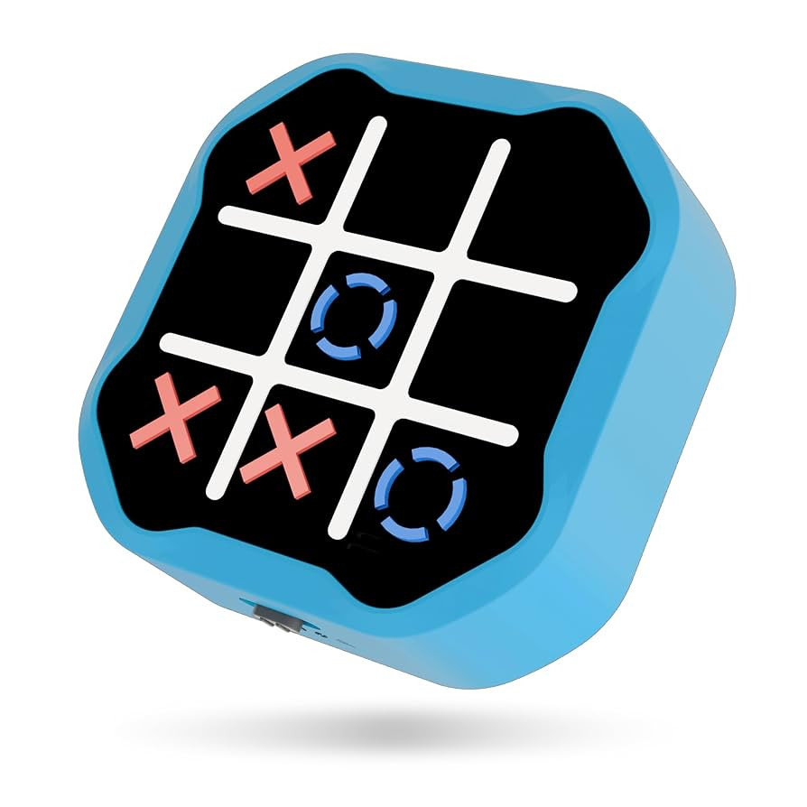 3-in-1 Electronic Tic Tac Toe Game, Handheld Travel Toy with Silent Mode, Fun for Kids and Adults... | Amazon (US)