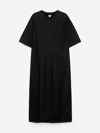 Midi T-Shirt Dress – Black – Women – ARKET GB | Arket UK