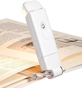 DEWENWILS USB Rechargeable Book Reading Light, 3000K Warm White, Brightness Adjustable Clip on LE... | Amazon (US)