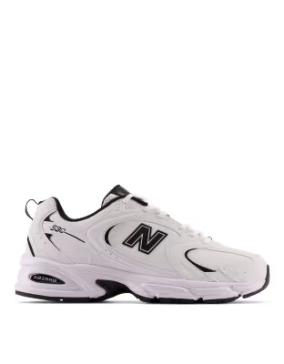 New Balance - 530 - Baskets - Blanc et noir | ASOS (Global)