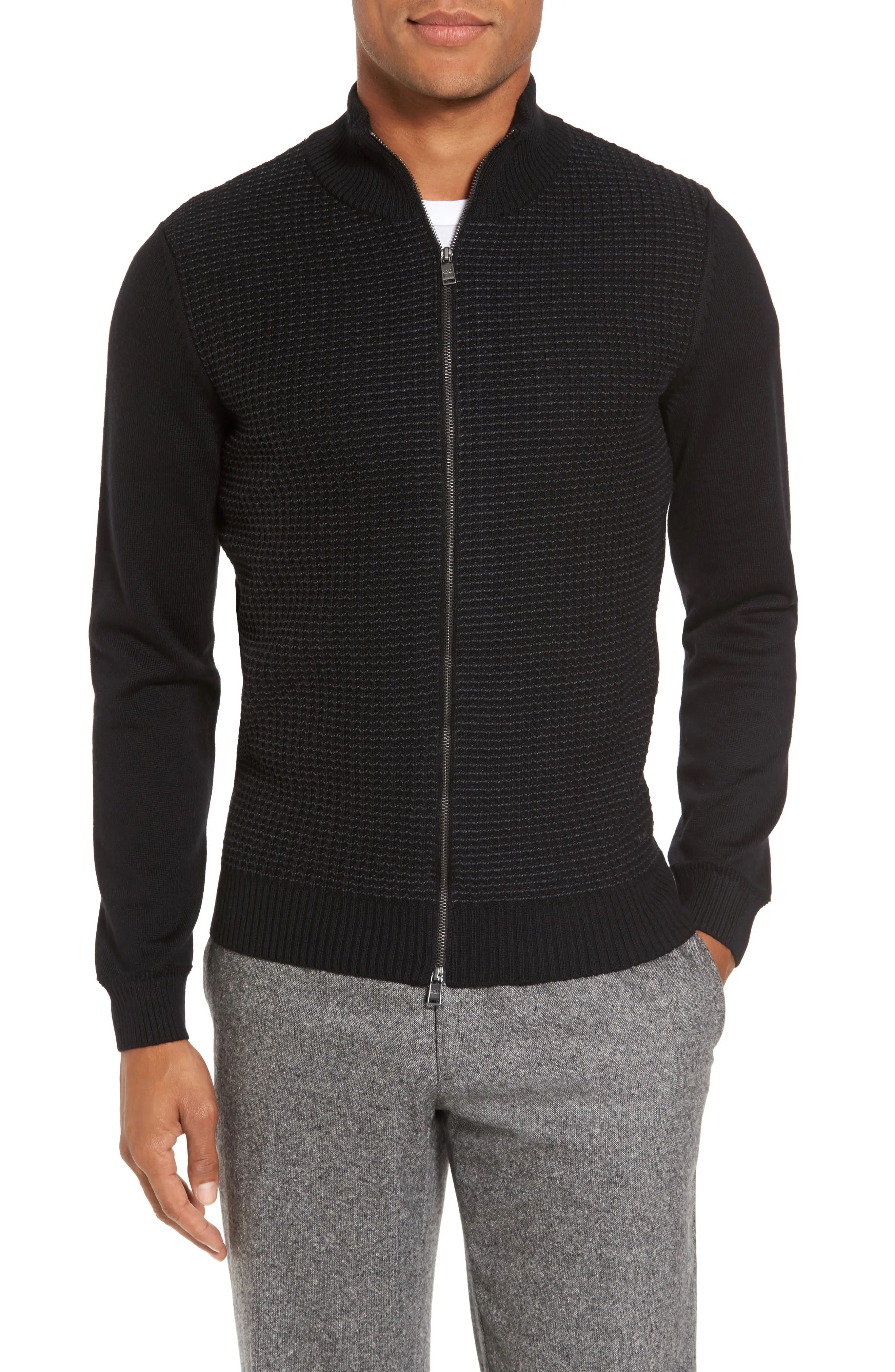Bacco Full Zip Wool Sweater Jacket | Nordstrom