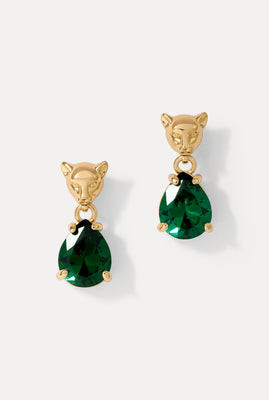 Panther Emerald Earrings | Miranda Frye Inc.