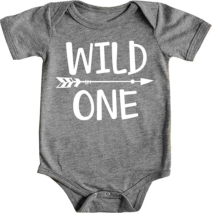 Olive Loves Apple Wild One Baby Boys 1st Birthday Outfit Smash Cake Outfit Wild One First Birthda... | Amazon (US)