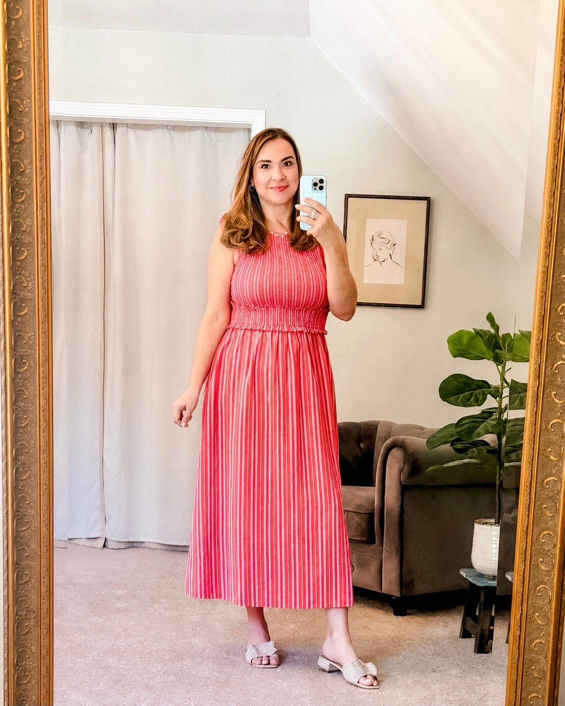 Happy Mother’s Day to all the mamas, grandmothers, bonus moms, and women who love so deeply every single day 💗

Wearing this red + pink striped maxi today because it feels cheerful, feminine, and easy in the best way. The smocked bodice is incredibly flattering, the fabric is lightweight and comfortable, and the soft ruffle detail makes it feel extra special for today ✨

One of those dresses that instantly makes you feel put together for brunch, church, family photos, or a slow afternoon spent celebrating with the people you love most.

Linked here ⬇️

#LTKMothersDay #LTKootd