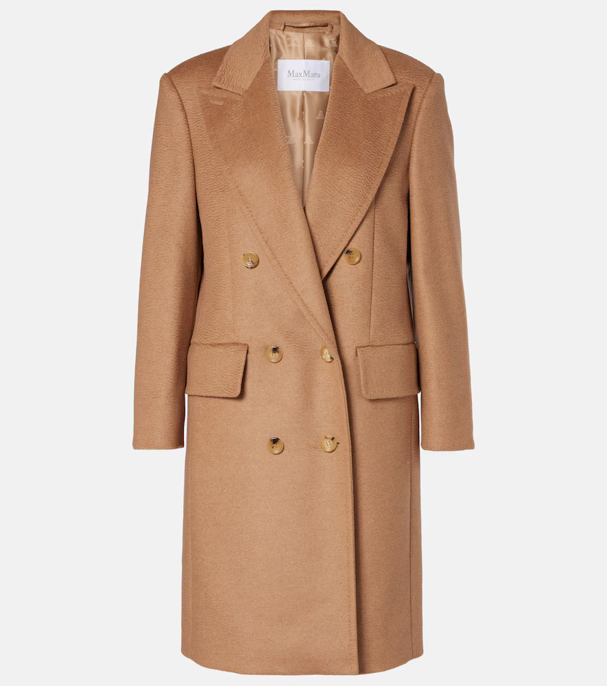 Max Mara Cosa double-breasted camel hair coat | Mytheresa (US/CA)