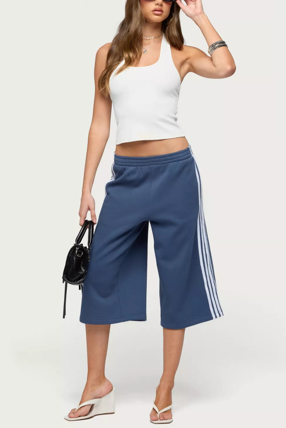 Edikted Uma Stripey Bermuda Shorts | Urban Outfitters (US and RoW)
