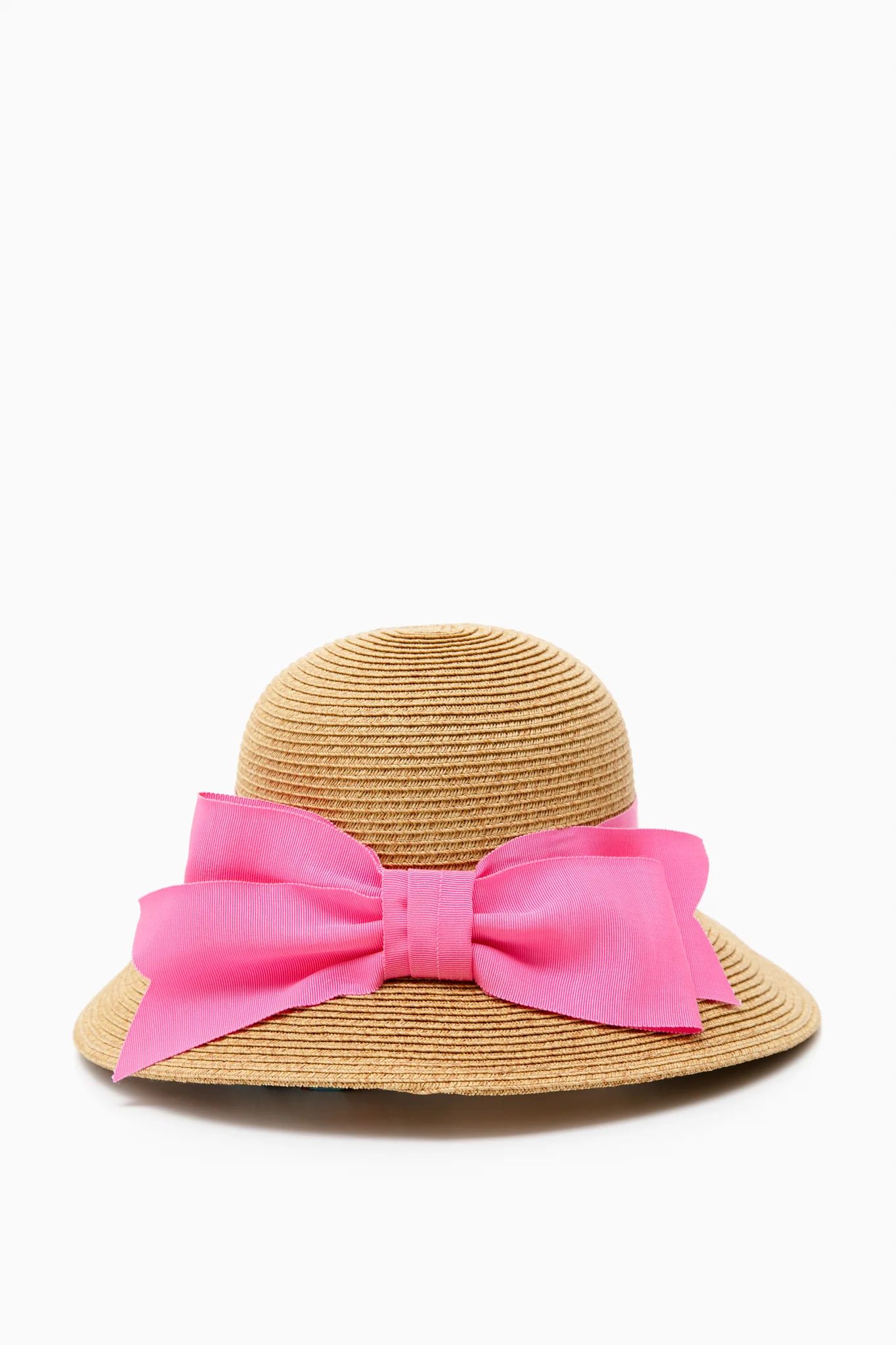 Exclusive Pink Packable Wide Bow Sunhat | Tuckernuck (US)