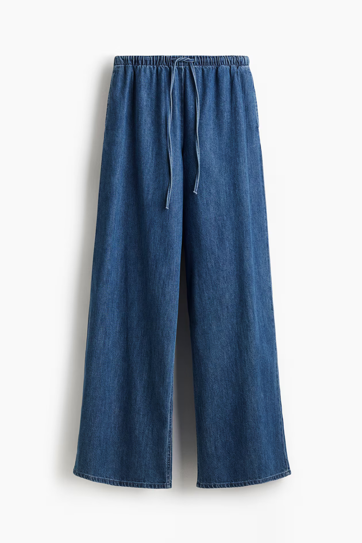 Feather Soft Denim drawstring trousers | H&M (UK, MY, IN, SG, PH, TW, HK)