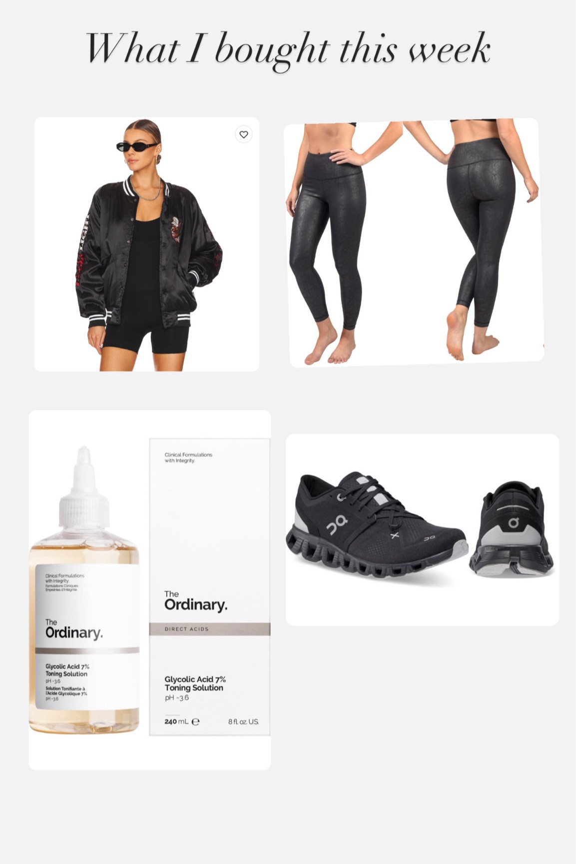 Recent purchases 


#LTKstyletip #LTKshoecrush #LTKsalealert