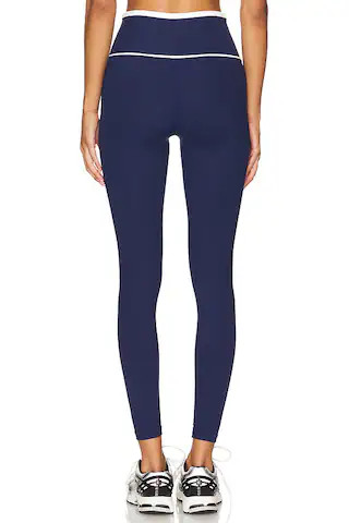 Ribbed Two Tone Veronica Legging in Navy & White | Revolve Clothing (Global)