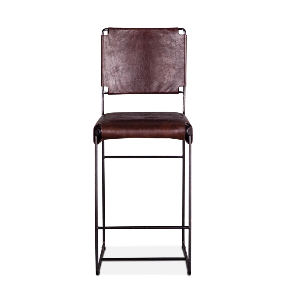Kaim Upholstered Counter Stool with Metal Frame | Wayfair North America