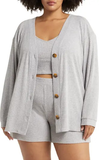 3-Piece Cozy Rib Pajamas | Nordstrom