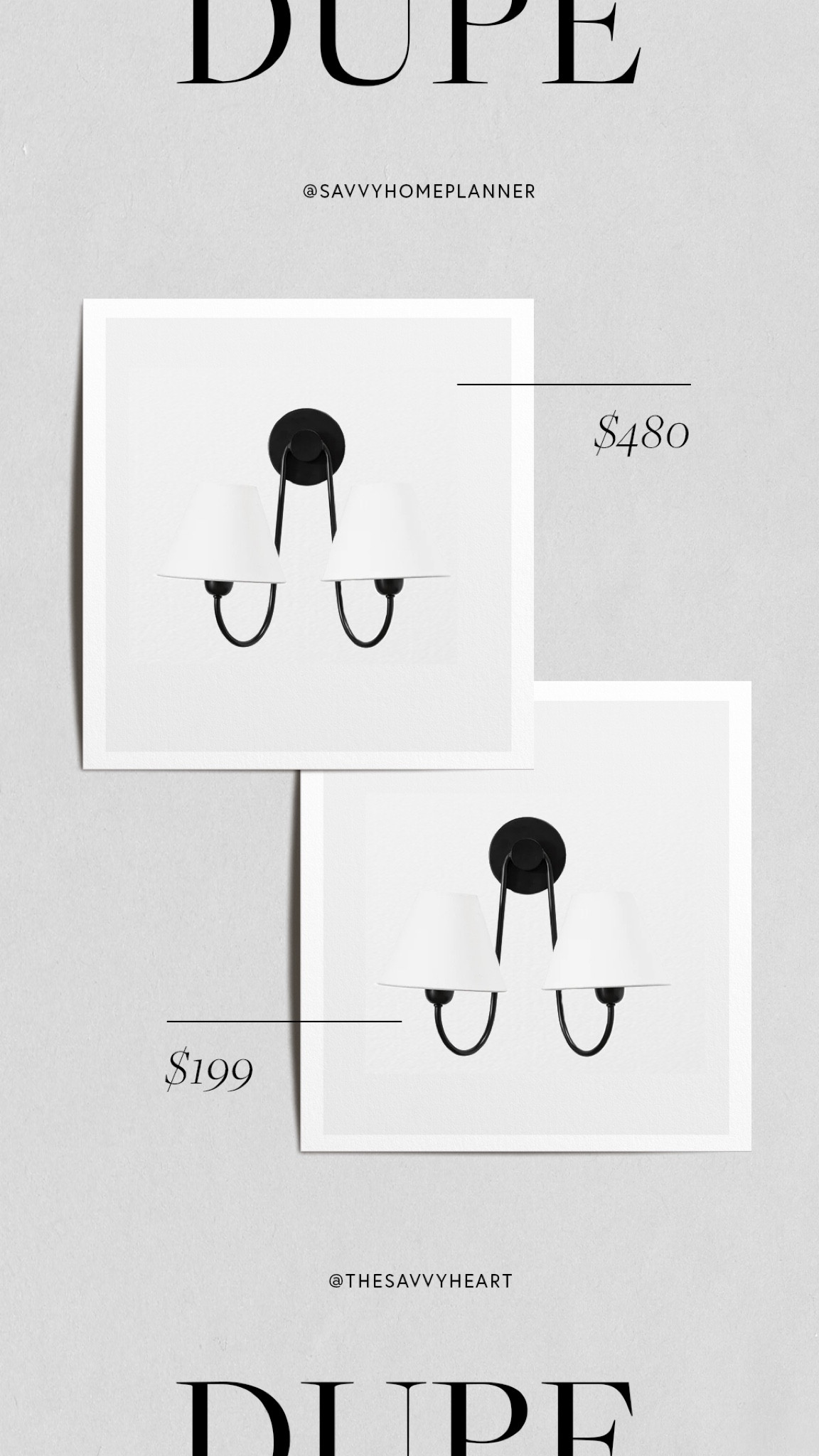 Double light wall sconce/ designer look for less

#LTKHome #LTKFindsUnder50