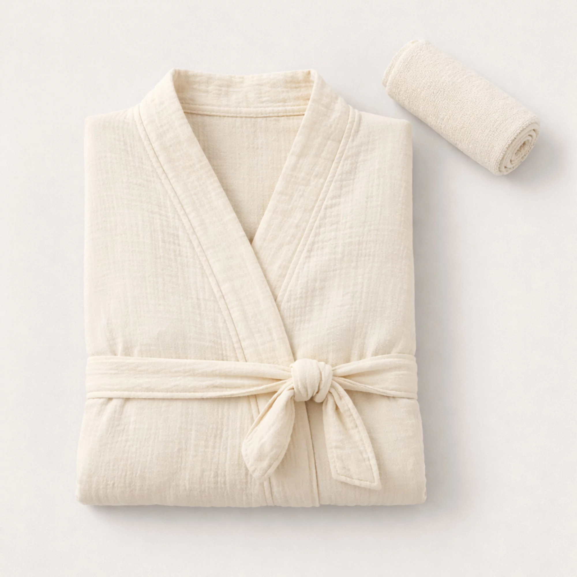 Maren %100 Turkish Cotton Muslin Robe + Hair Towel Set | Kohl's