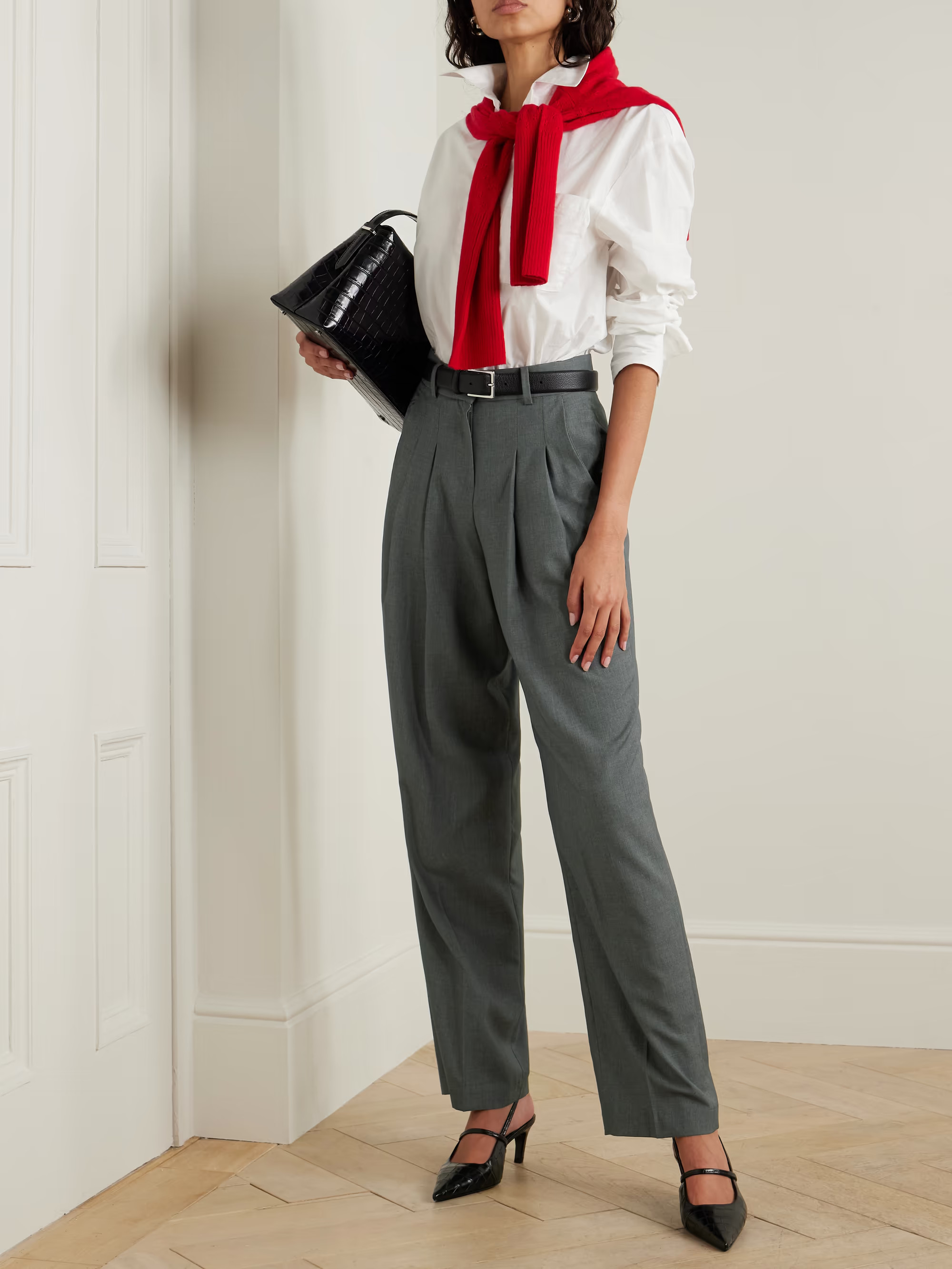 Gelso pleated TENCEL-blend straight-leg pants | NET-A-PORTER (US)