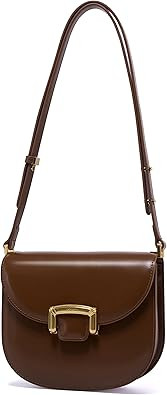 LAFESTIN Small Split Leather Crossbody Purses For Women with Adjustable Strap Shoulder Handbags w... | Amazon (US)