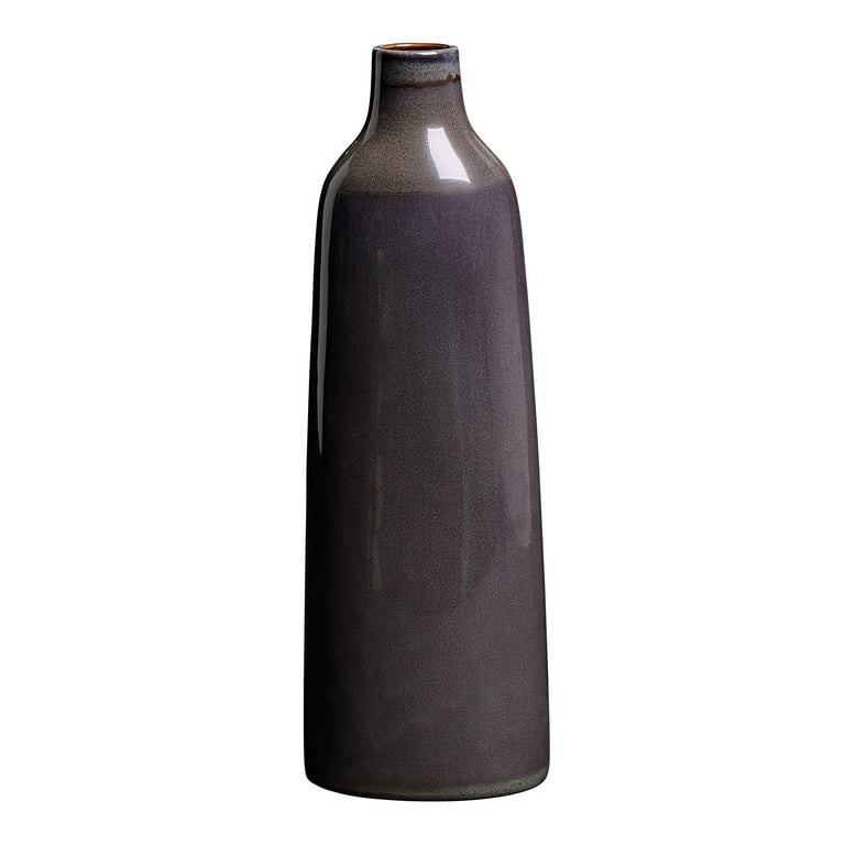 Better Homes & Gardens Indoor Brown Bottle Shaped Vase, 18 inch tall - Walmart.com | Walmart (US)
