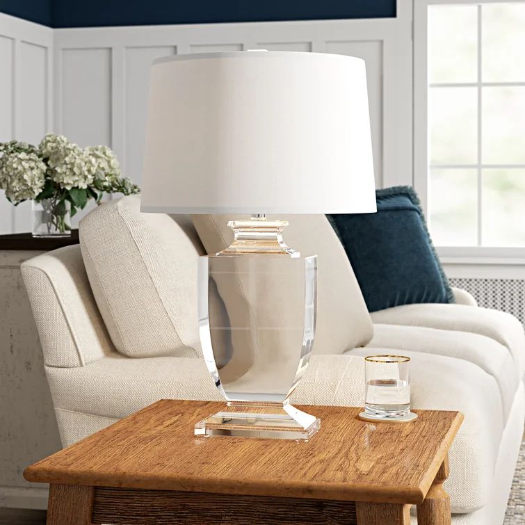 Prager 26" Clear Table Lamp | Wayfair Professional