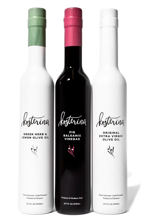 Kosterina Olive Oil & Balsamic Vinegar Tasting Set in White at Nordstrom | Nordstrom