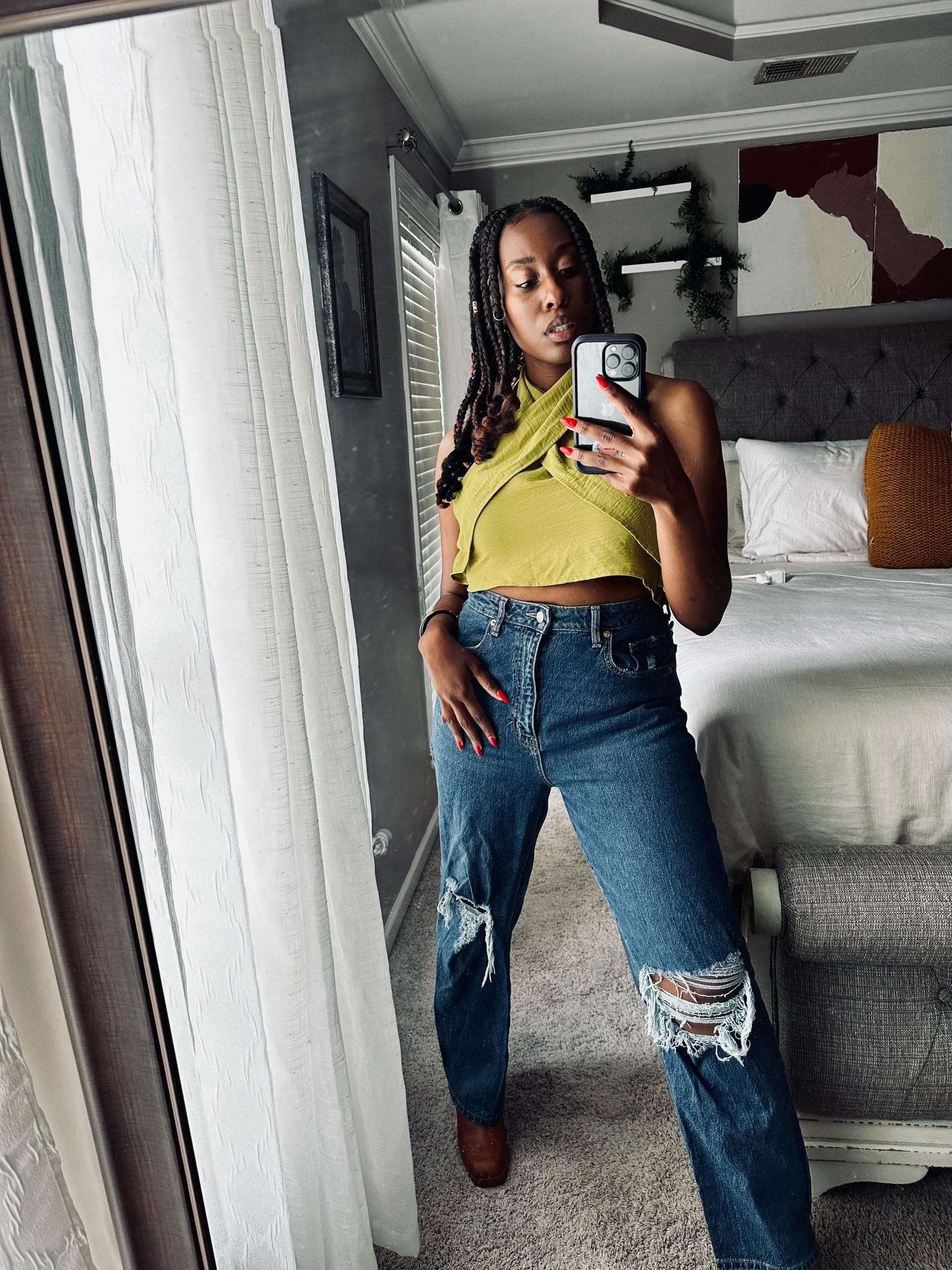 If #dressy & #casual had a baby, it would be this. Shop a similar look below! 5’7” wearing a 10 in the jeans!

#LTKunder50 #LTKFind