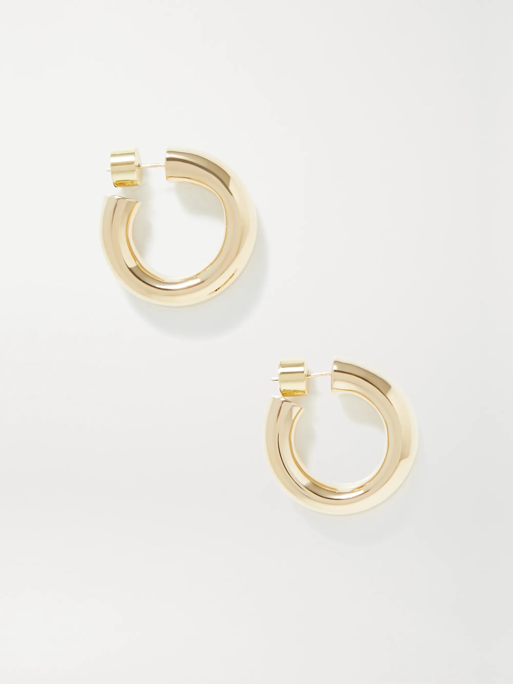 JENNIFER FISHERKevin Huggies gold-plated hoop earrings | NET-A-PORTER (US)