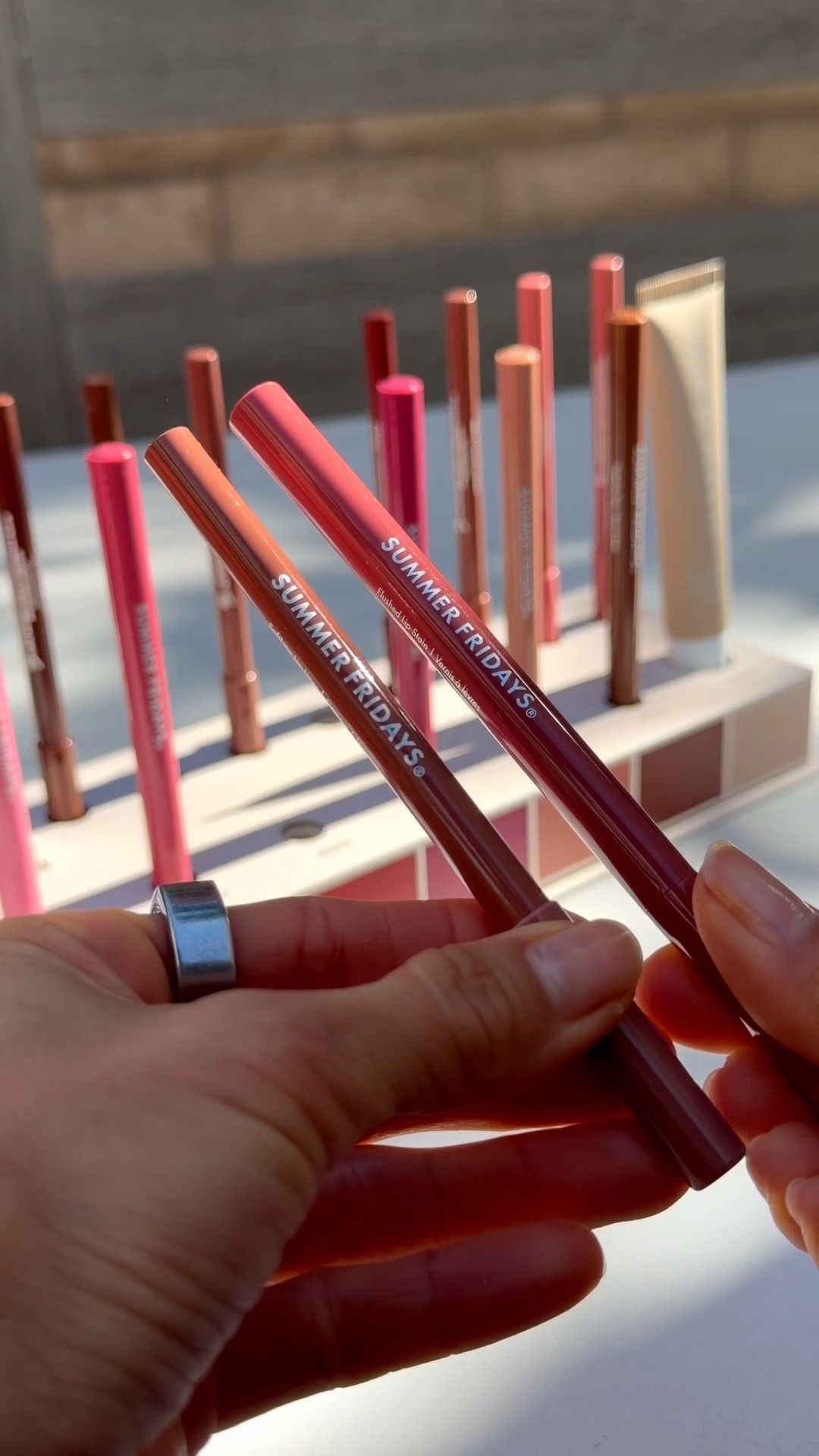 New favorite lip combo from Summer Fridays!! You can save when you buy a lip liner + lip stain together and get a free pencil sharpener. My combo is latte lip liner and maple lip stain. So pretty!! 💋 

#LTKBeauty #LTKOver40