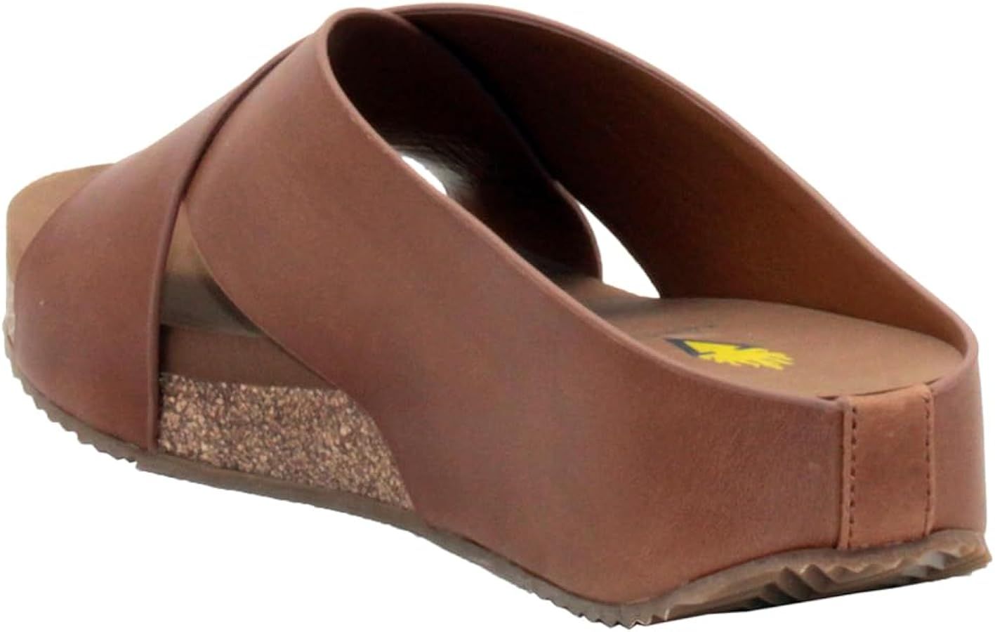 VOLATILE Womens Ablette Slide Athletic Sandals Casual Low Heel 1-2" - Beige | Amazon (US)
