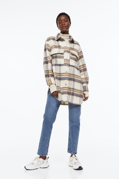 Chaqueta camisera oversize | H&M (FR, IT, ES, PT, BE)