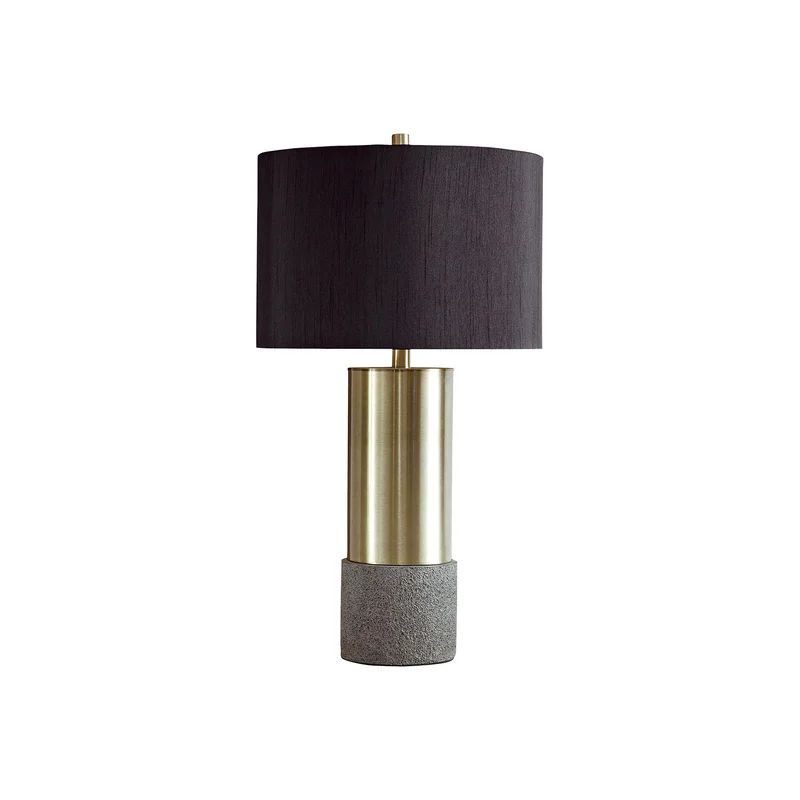 Chandria Metal/Faux Concrete Table Lamp | Wayfair North America