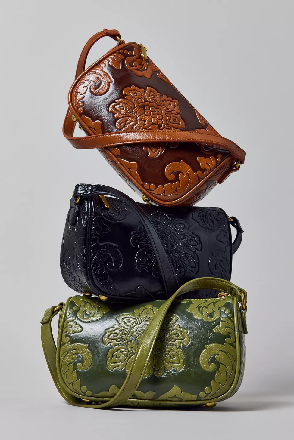 Kimchi Blue Amira Embossed Faux Leather Bag | Urban Outfitters (US and RoW)