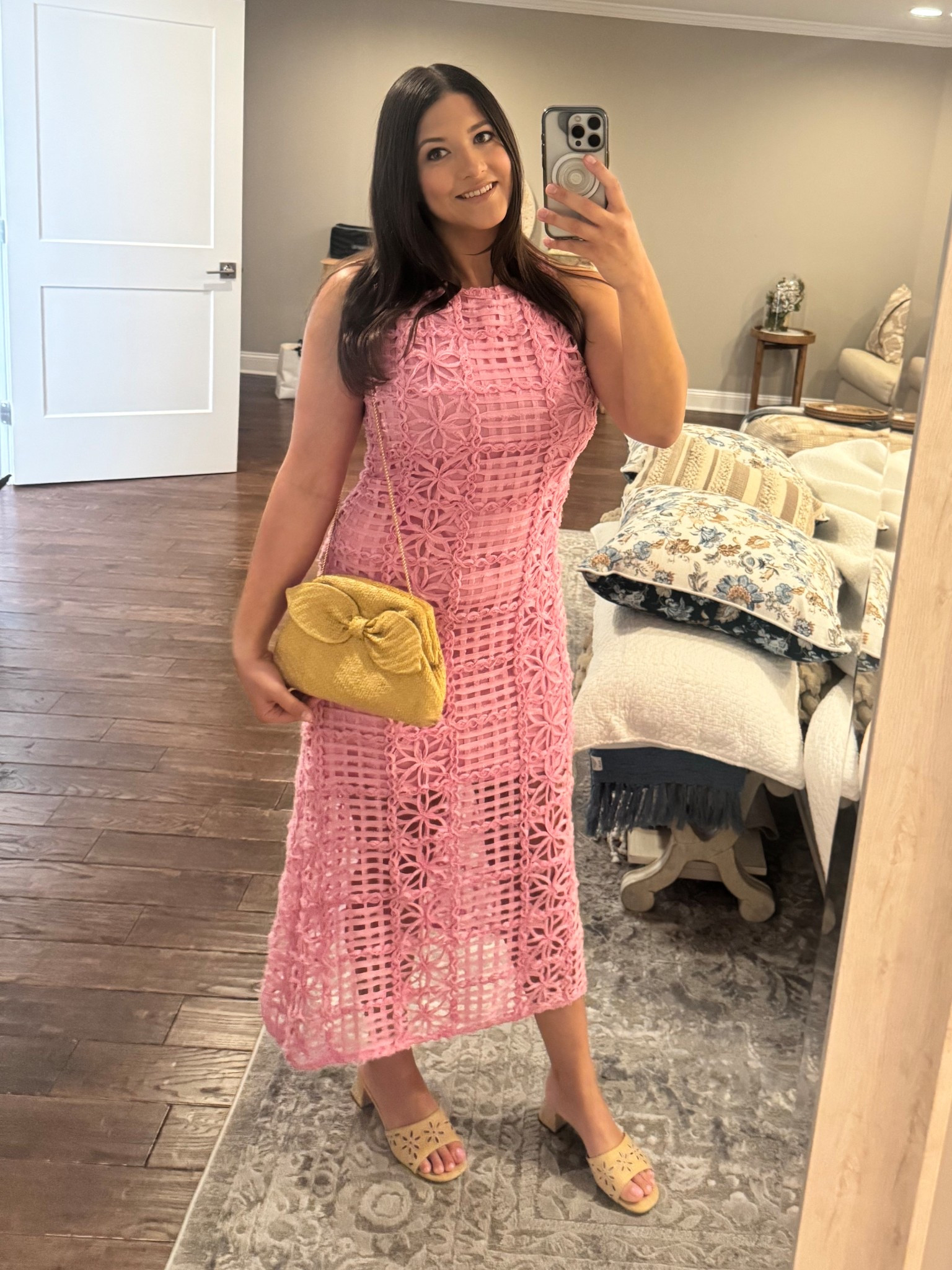 Spring event dress that I wore for Easter! 🌸 #spring #dress #anthropologie #jcrew #pinkdress 

#LTKSeasonal #LTKWedding #LTKStyleTip