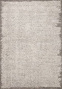 Loloi II Darby Collection DAR-04 Ivory/Stone 5'-3" x 7'-6" Area Rug | Amazon (US)