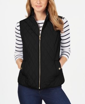 Charter Club Quilted Vest, Created for Macy's | Macys (US)