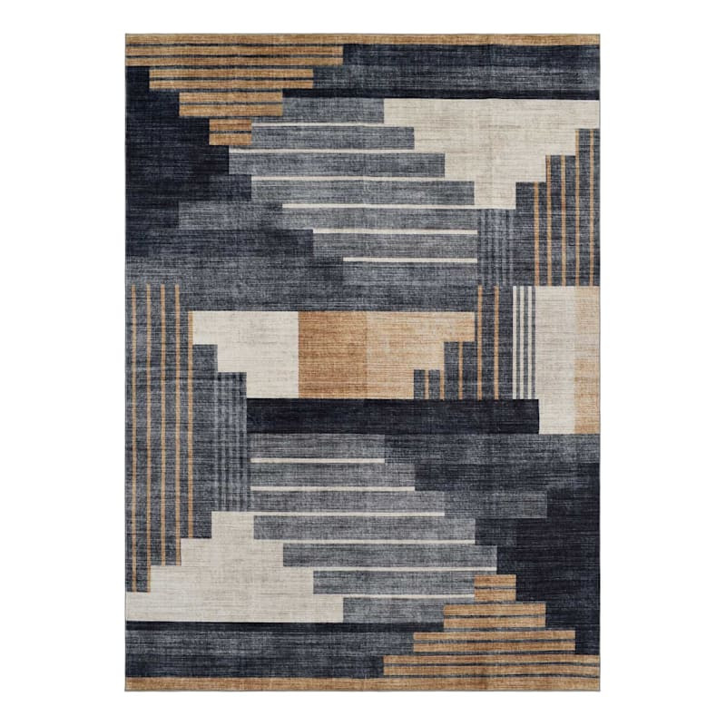 Shop all  Crosby St




(B874) Crosby St. Dove Navy & Gold Washable Area Rug, 5x7








	
		
	... | At Home