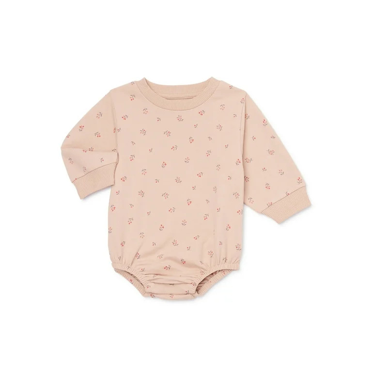 easy-peasy Baby Long Sleeve Sweatshirt Bodysuit, Sizes 0-24 Months - Walmart.com | Walmart (US)