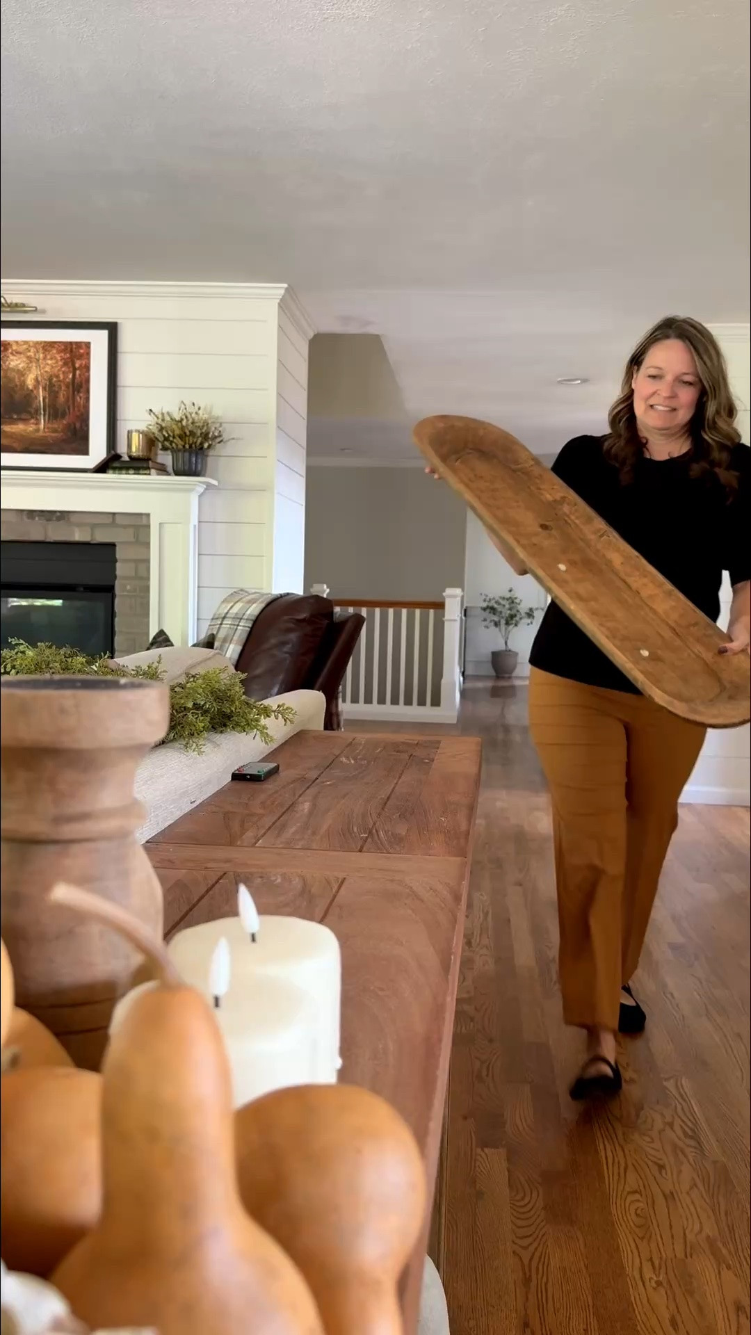 As the leaves turn, it’s time to bring those quiet autumn textures inside. 🍂 Ground your autumn table styling with a vintage dough bowl filled with dried hydrangeas, muted gourds, and textural seed pods for an organic, gathered look. Tap the link in bio to shop the exact fall vessel, dried floral accents, and seasonal dining room styling pieces!

#LTKSeasonal #LTKHome
