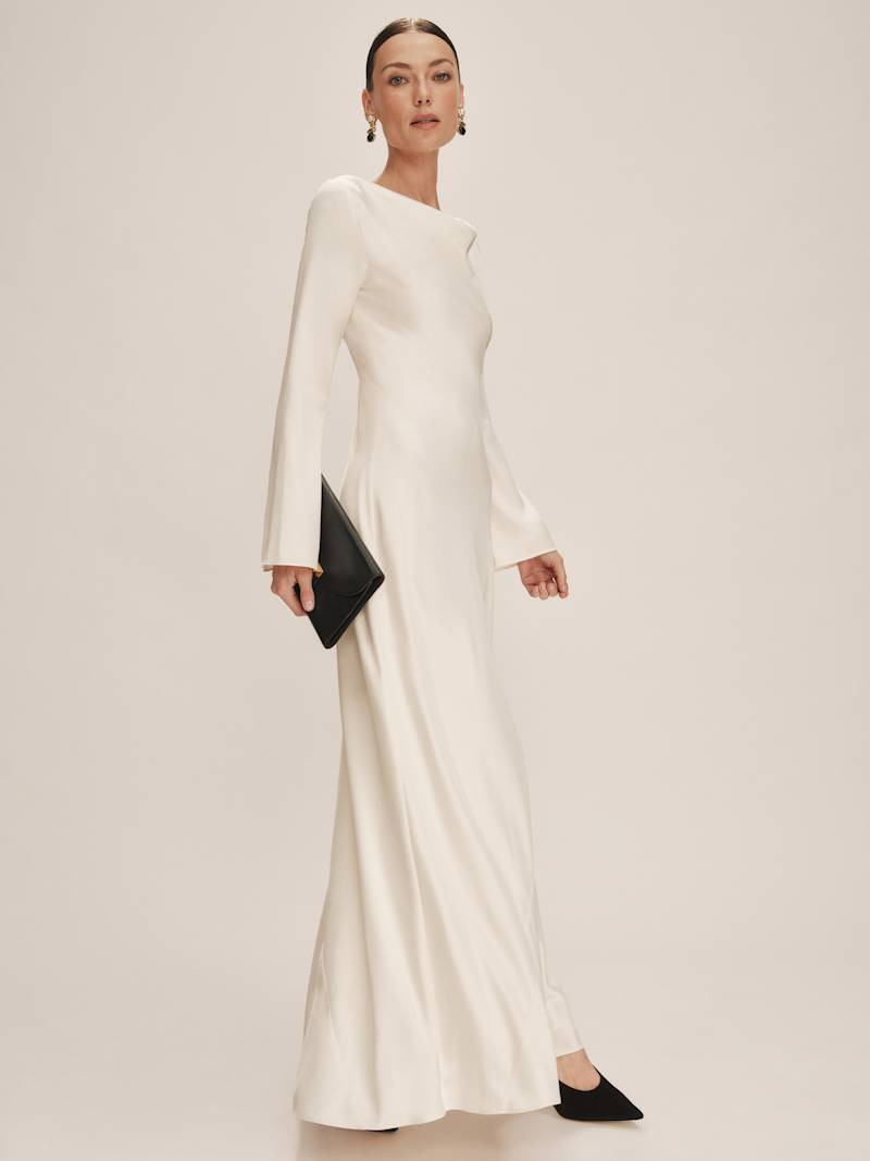 Ciana Satin Dress | Reformation (Global)