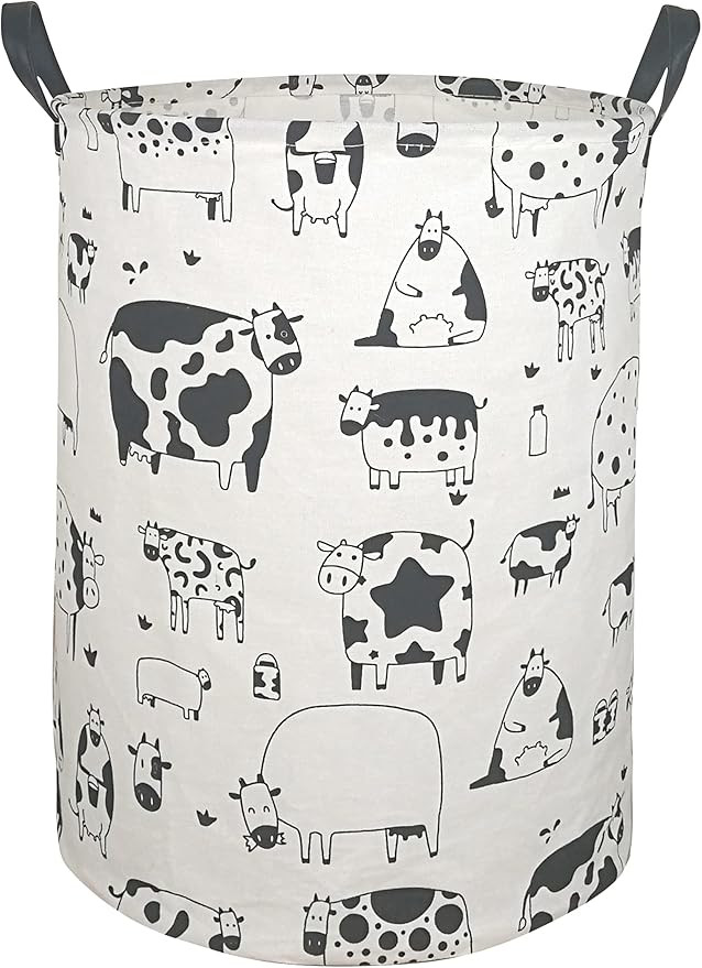 KUNRO Large Storage Basket Toy Box Bin Laundry Bag Foldable Hamper Clothes Kids Gift Organizer Ch... | Amazon (US)