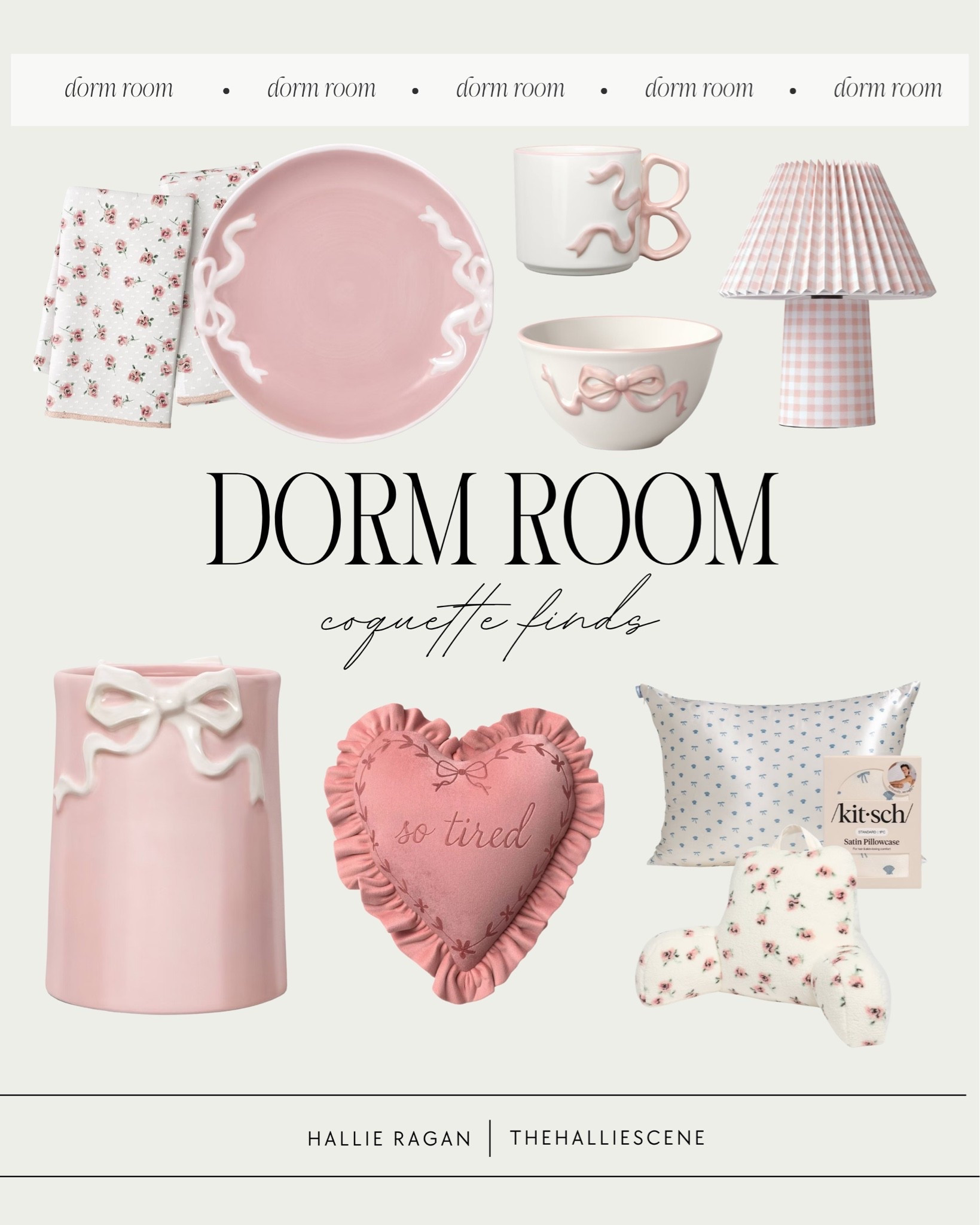 Dorm // college // kitchen // pink // white // shabby chic // love shack fancy // coquette // dainty // floral

#LTKHome #LTKSeasonal #LTKdayinmylife