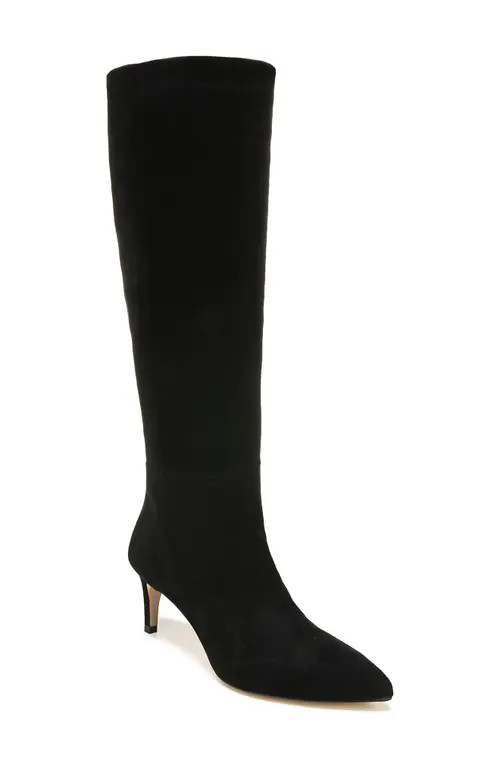 Sam Edelman Uma Knee High Boot in Black Suede at Nordstrom, Size 8 | Nordstrom