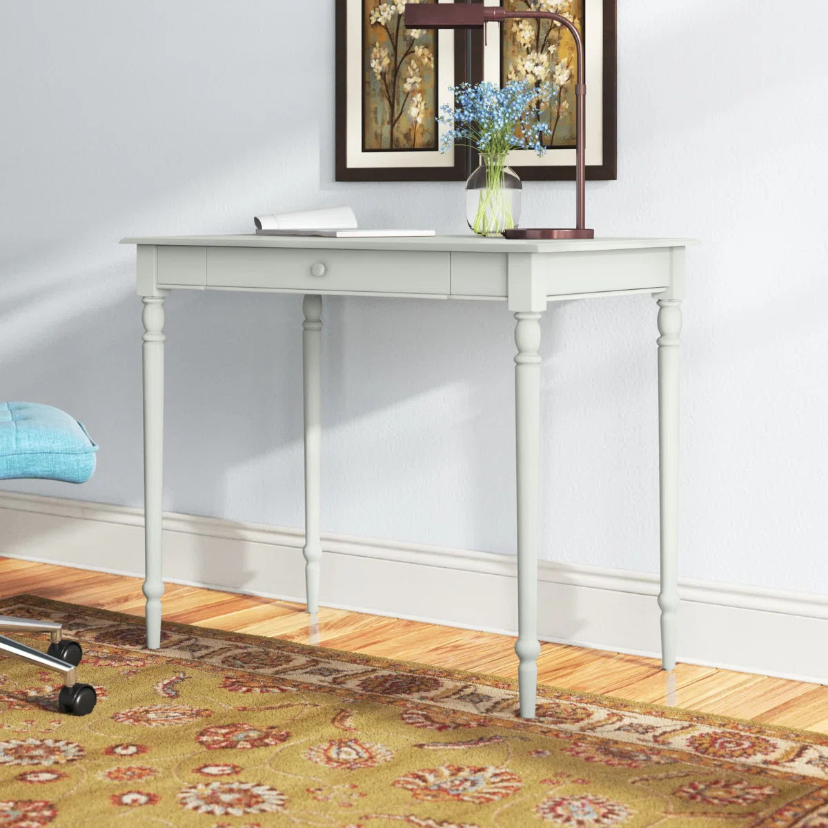 Mayall Solid Wood Base Writing Desk | Wayfair North America