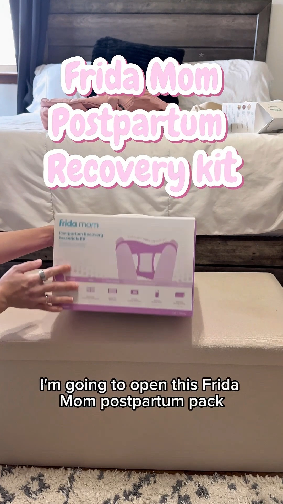 Mom of 4 - with 1 on the way unboxing the Frida mom postpartum essential kit! 10/10 recommend every single item in this pack! Honestly, the hospital charges you more, even though they “provide” the items. 

#LTKselfcare #LTKmomlife #LTKBump