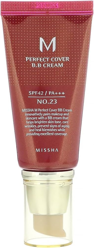 MISSHA M Perfect BB Cream No.23 Natural Beige for Light with Neutral Skin Tone SPF 42 PA +++ 1.69... | Amazon (US)