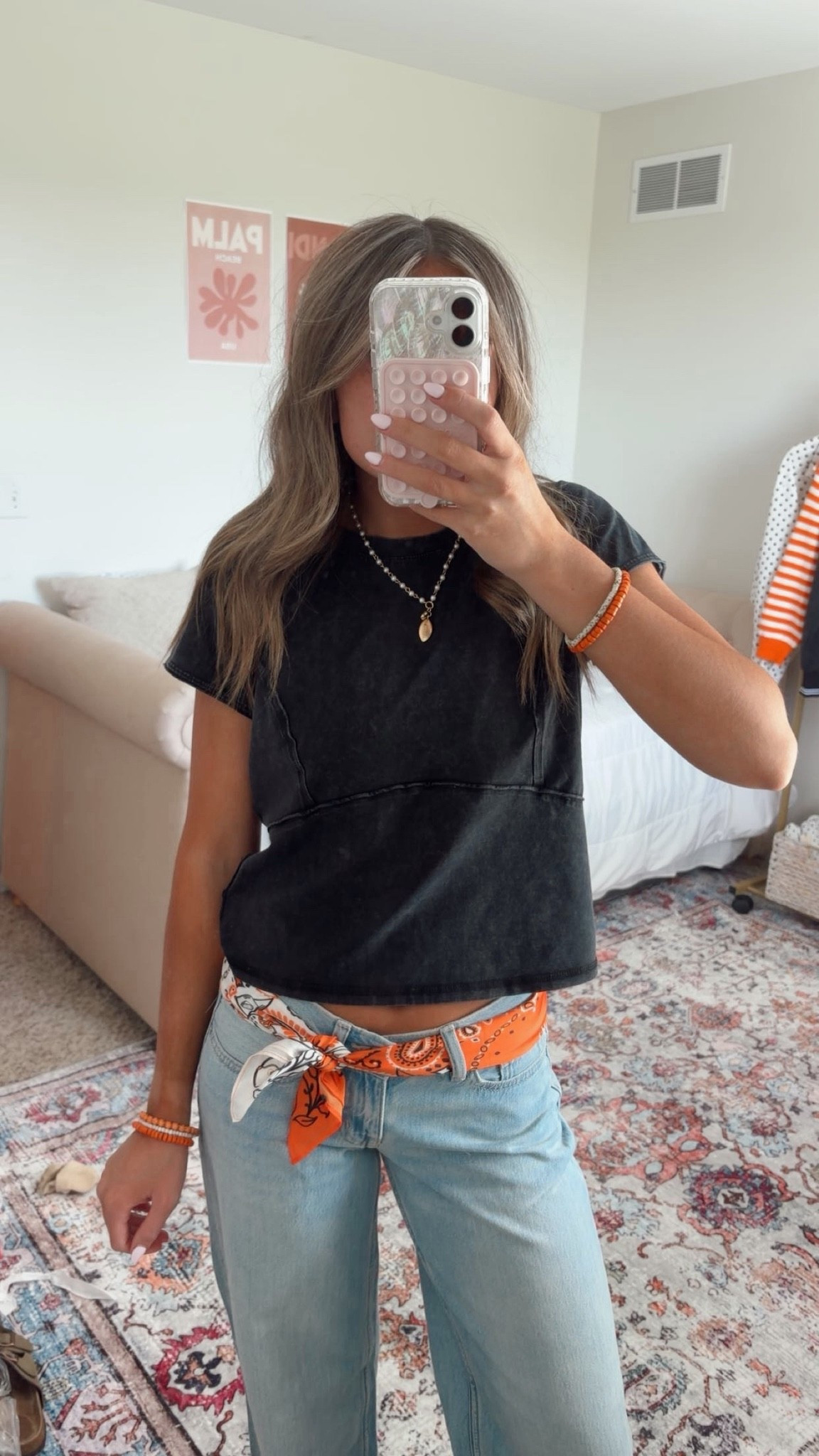 GameDay outfit inspo!! Obsessed with this football scarf from Target paired with Target’s GameDay jewelry and this Free People-inspired tee from Walmart! Such an easy way to make a simple outfit feel festive and GameDay ready without trying too hard. Perfect for the game, tailgating, or a casual fall day!

#GameDay #GameDayOutfit #GameDayLook #FootballSeason #FootballStyle #FootballOutfit #TargetFinds #TargetStyle #TargetFashion #WalmartFinds #WalmartFashion #FallOutfit #FallStyle

#LTKdayinmylife #LTKootd #LTKSeasonal