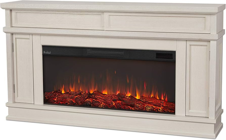 Real Flame Torrey 60\u201d Electric Fireplace TV Stand for TVs up to 60 inches, Entertainment Cen... | Amazon (US)