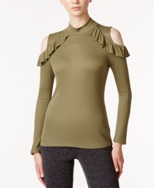 Maison Jules Cold-Shoulder Top, Created for Macy's | Macys (US)