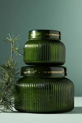 Capri Blue Fir & Firewood Jar Candle | Anthropologie (US)