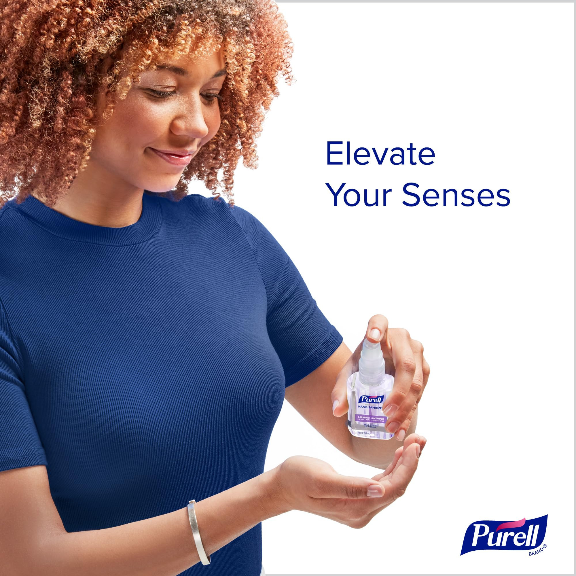 Purell Advanced Hand Sanitizer Gel Infused with Essential Oils, Calming Lavender, 2 fl oz Travel-... | Amazon (US)