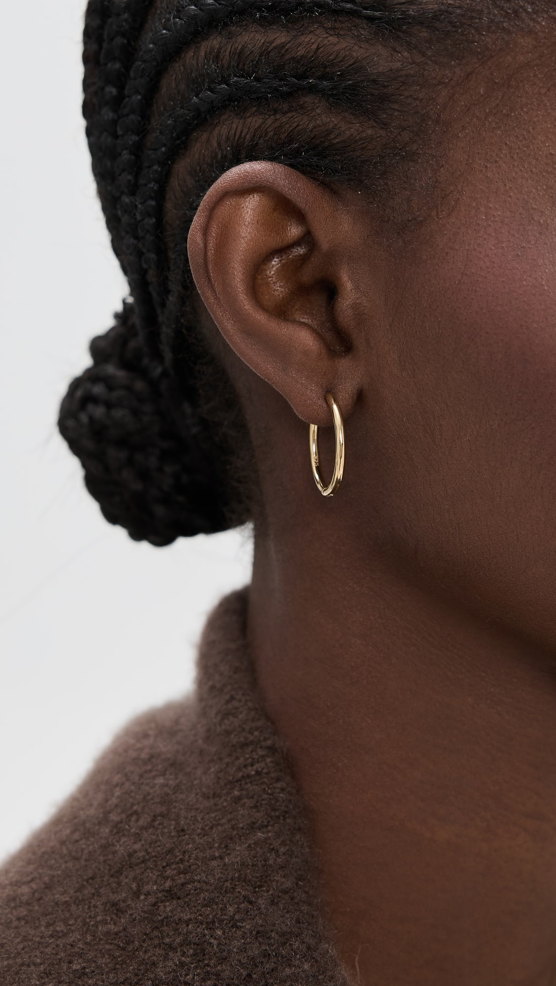 Demi Skinny Medium Hoop Earrings | Shopbop